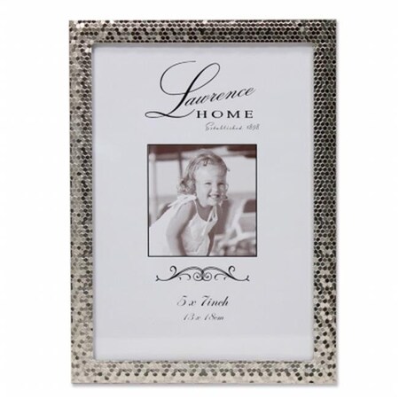 Lawrence Frames 710857 Shimmer Metal Picture Frame - Silver; 0.71 In.